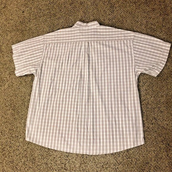 Panhandle Slim Shirt Mens XXL Used Botton Down Brown Plaid - Picture 12 of 12